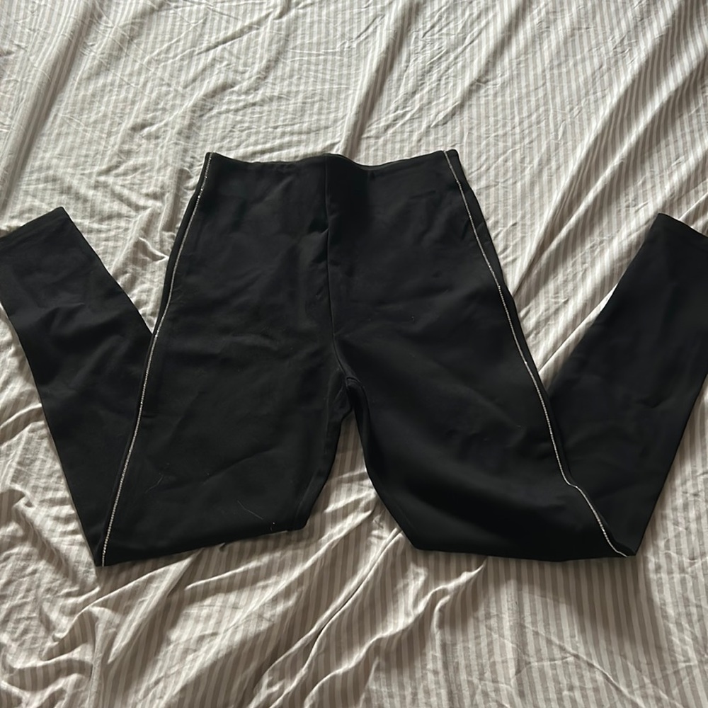 zara sparkly leggings, womens xs.